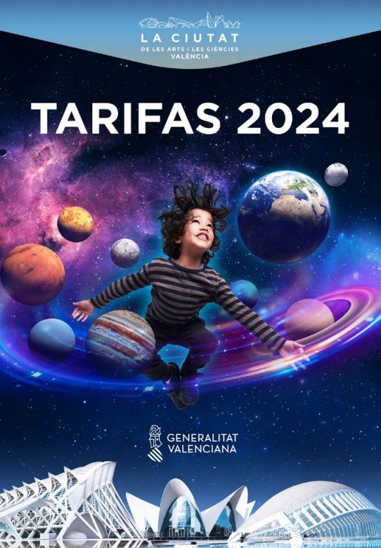 tarifas 2024 Ciutat de les Arts i les Ciències
